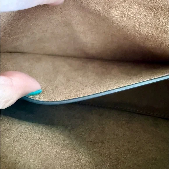 Tory Burch T Monogram Grommet Mini Crescent Crossbody Bag - Picture 9 of 13